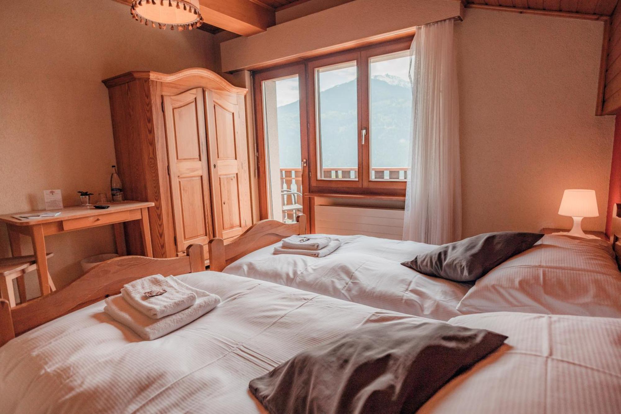 Relais Fleuri Hotel Chermignon-d'en Bas Luaran gambar