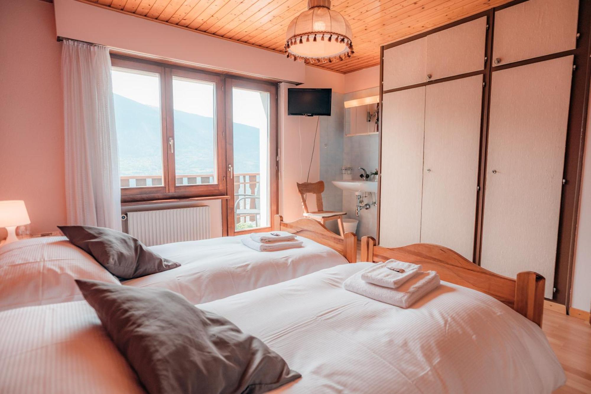 Relais Fleuri Hotel Chermignon-d'en Bas Luaran gambar
